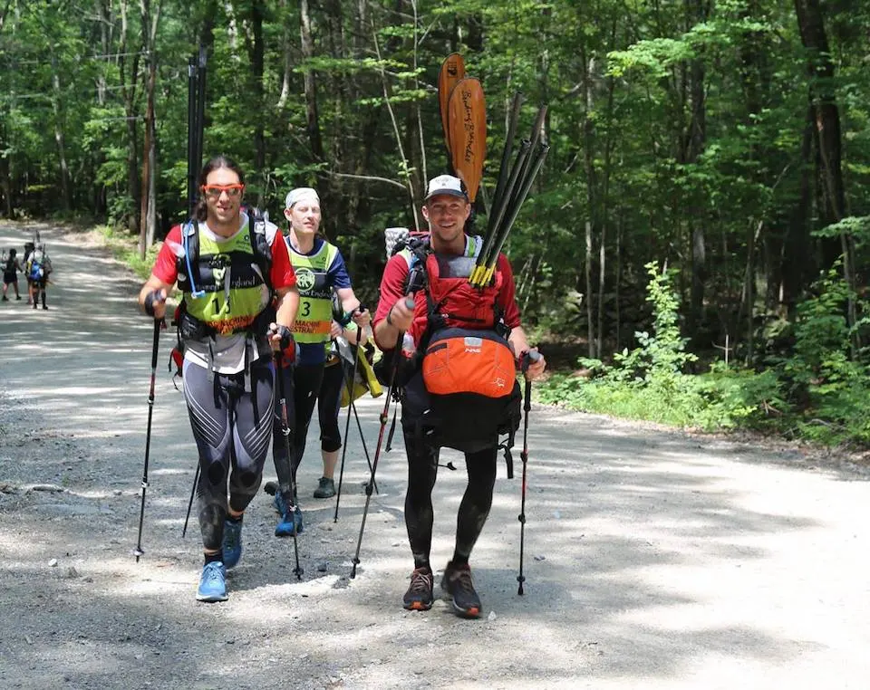 Double packs on the trek to help Cliffs feet