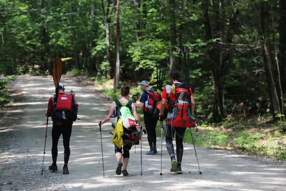 Heading back to the kayaks