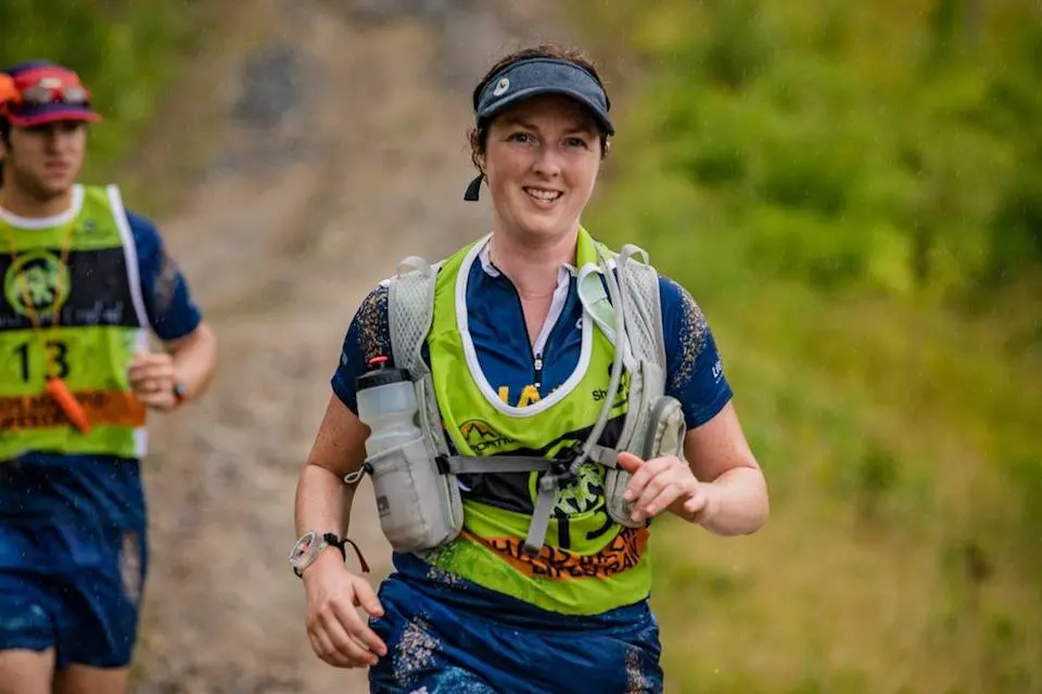 Kate and Evan cruising into CP4