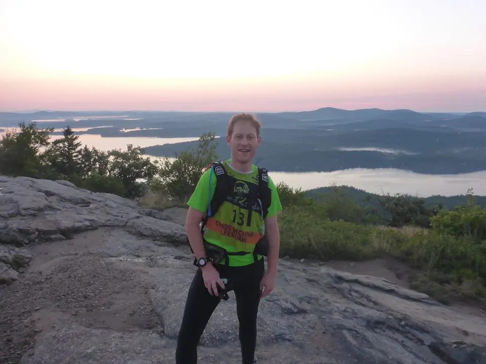 Cliff at Mt. Major sunrise